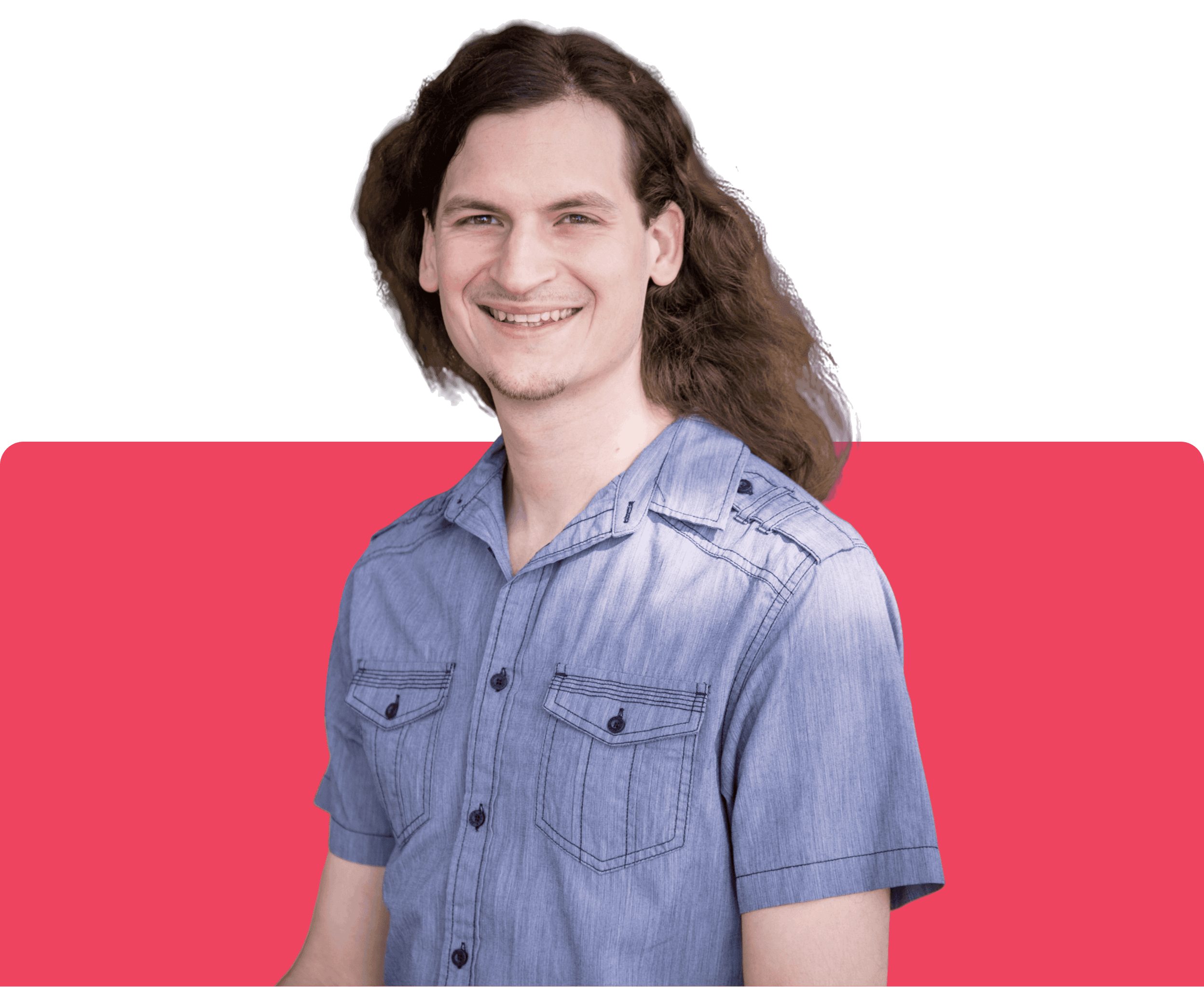 Pol Image with red background